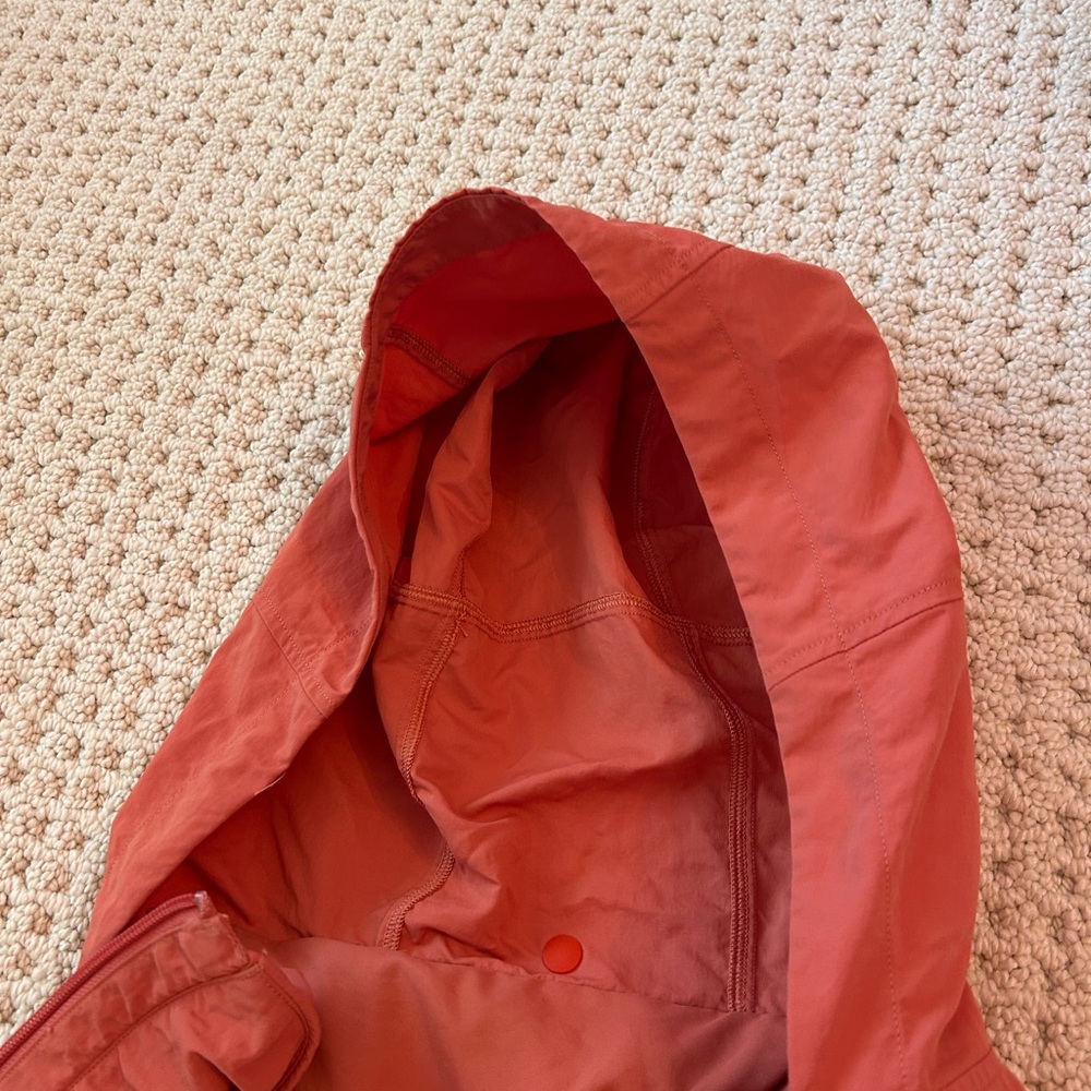Lululemon Rust Orange Zip-Up Jacket - Picture 3 of 4